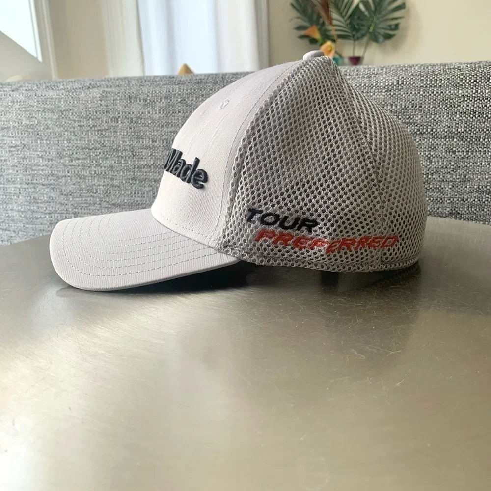Taylormade golf hat Tour mesh fitted baseball cap SLDR pga sports athletic - Picture 3 of 6